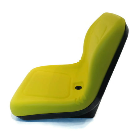 New Yellow HIGH BACK SEAT for John Deere Lawn Mower Models 325 345 415 425 by The ROP Shop