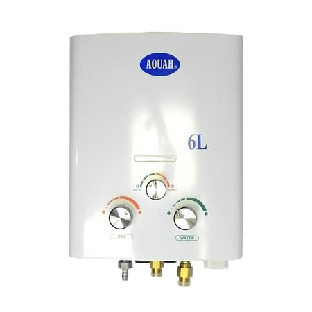 AQUAH 6 L / 1.6 GPM Outdoor Open Flue Liquid Propane Gas Tankless Water Heater
